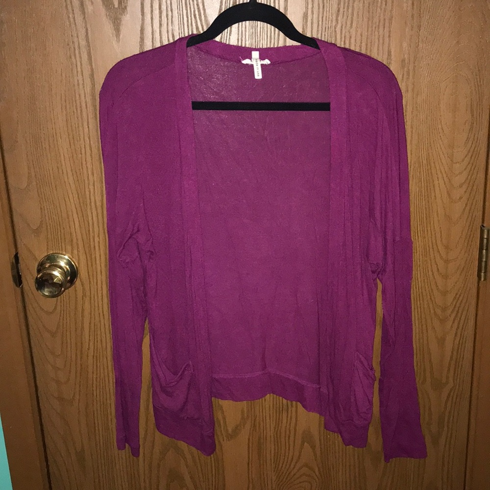 Pansun open cardigan